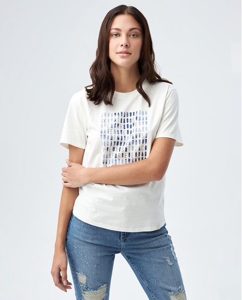 Camiseta para mujer classic manga corta 100% algodón orgánico
