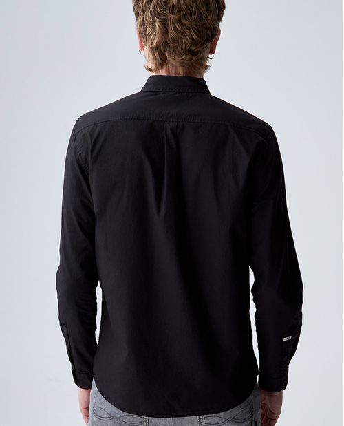 Camisa para hombre Slim manga larga elegante esencial