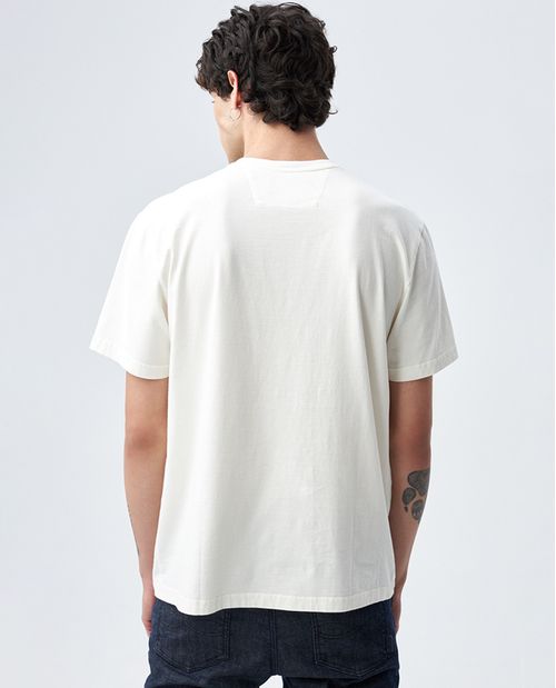 Camiseta para hombre Relaxed manga corta con algodón orgánico