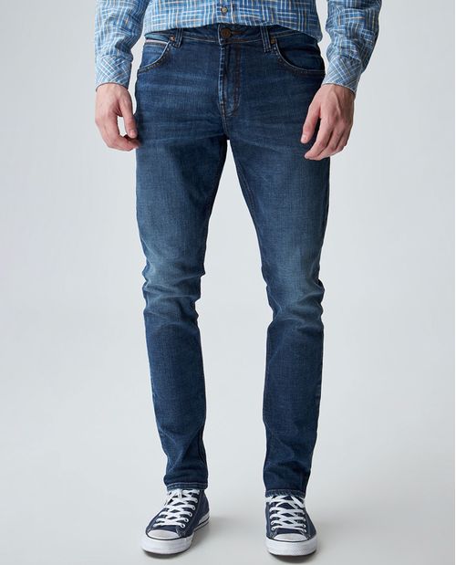 Jean para hombre fit St. Louis azul oscuro bota ajustada con algodón orgánico