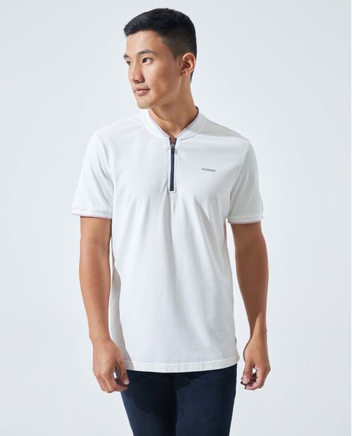 Camiseta tipo polo con estampado para hombre