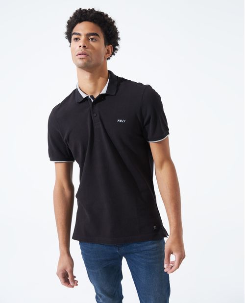 Camiseta tipo polo con estampado para hombre