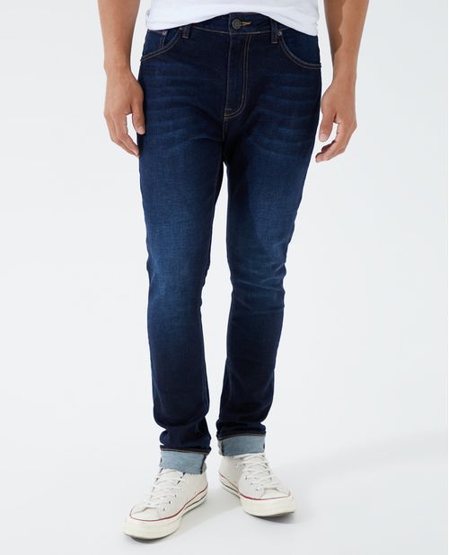 Jean tapared oscuro para hombre