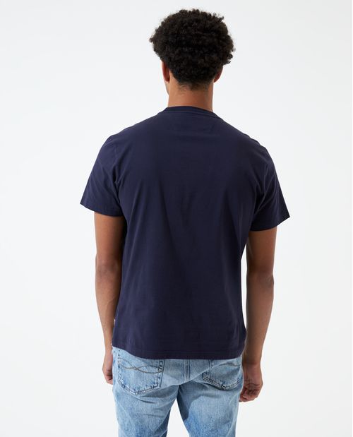 Camiseta slim fit en algodón orgánico para hombre