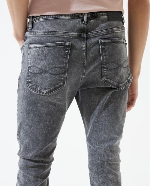 Jean Tapered gris para hombre