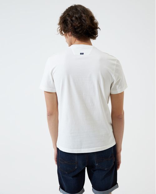 Camiseta manga corta slim fit para hombre