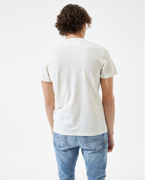 Camiseta manga corta slim para hombre