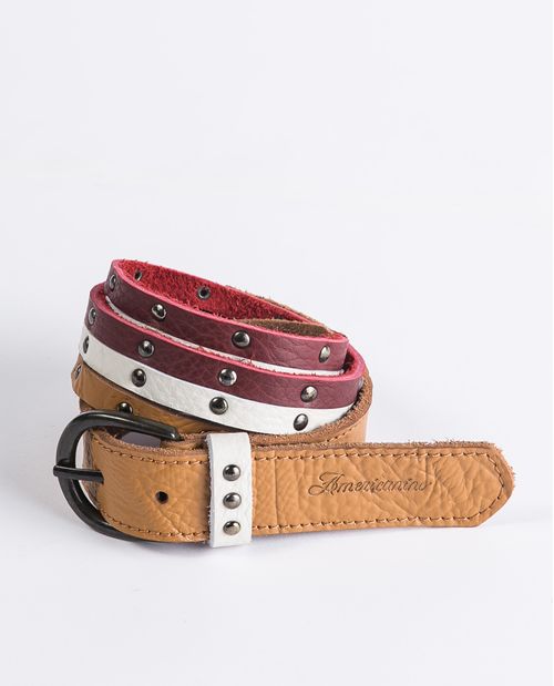 Correa tricolor para hombre