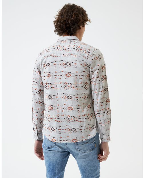 Camisa Slim fit estampada para hombre