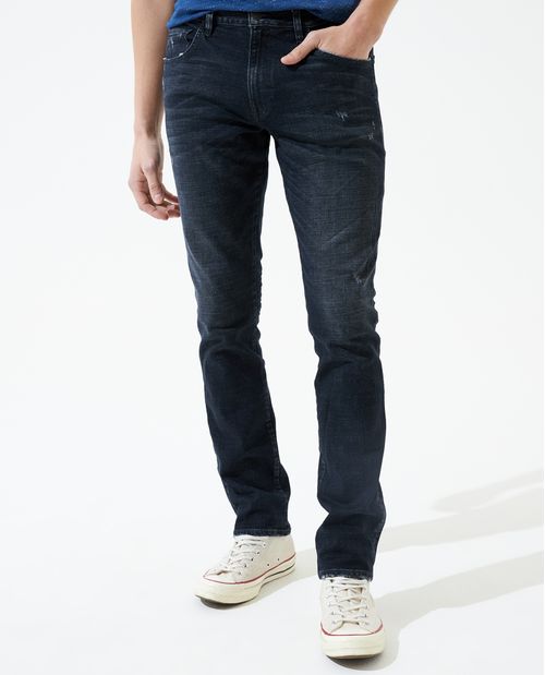 Jean Slim de tono medio oscuro para hombre