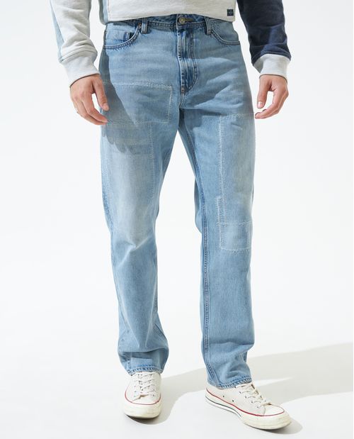 Jean claro Relaxed para hombre
