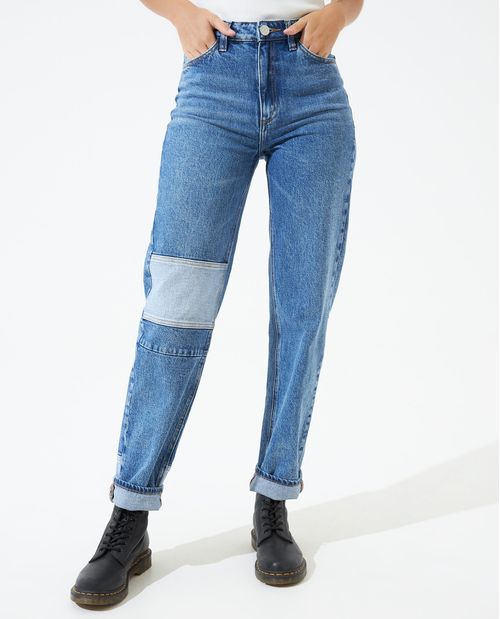 Jean Straight tono medio para mujer
