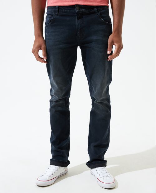 Jean Slim and Straight oscuro para hombre