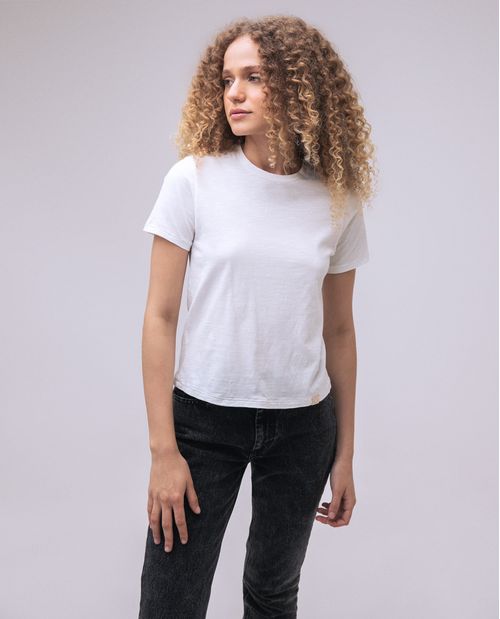 Camiseta cuello redondo para mujer