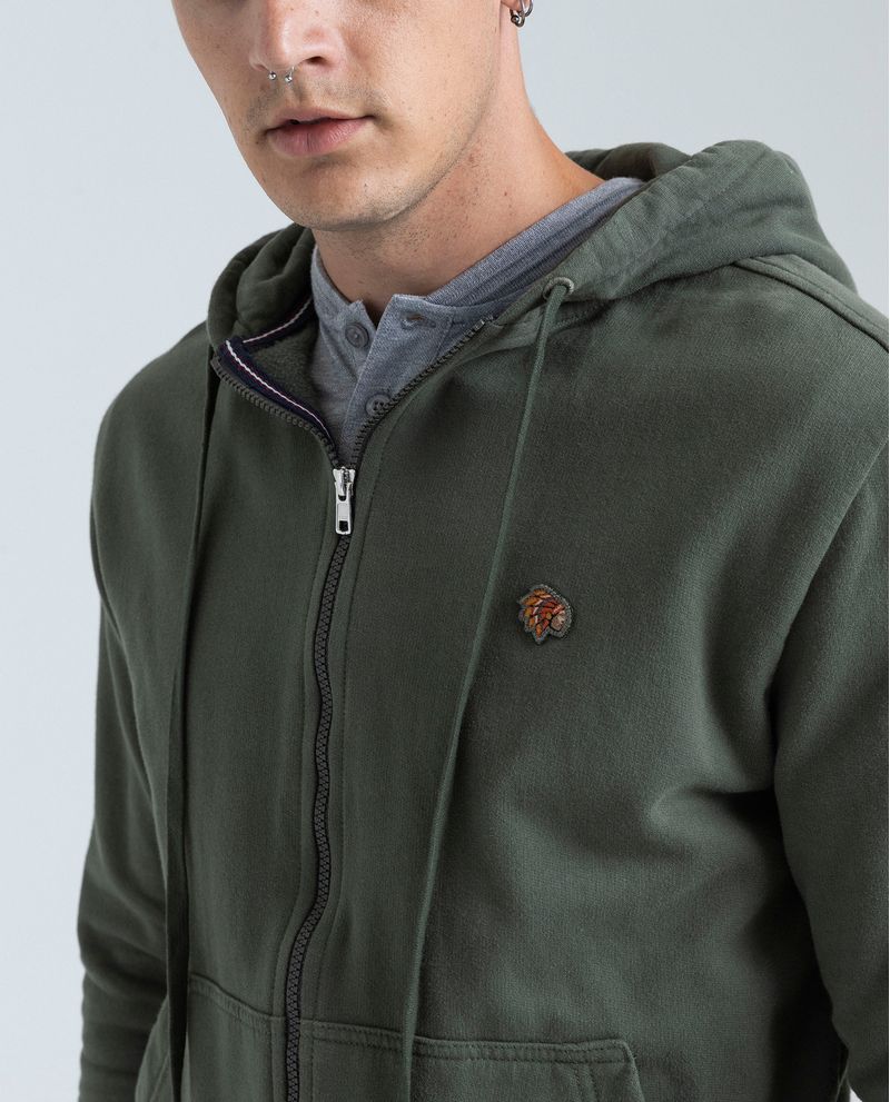 Buzo Hoodie Cerrado Para Hombre, BUZOS Y CHAQUETAS