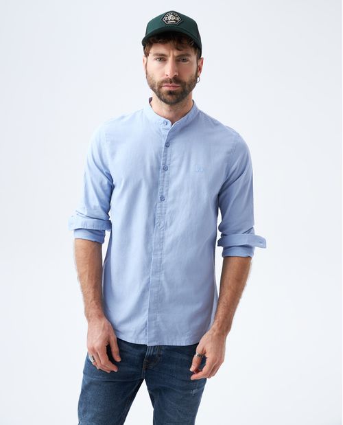Camisa clásica manga larga para hombre