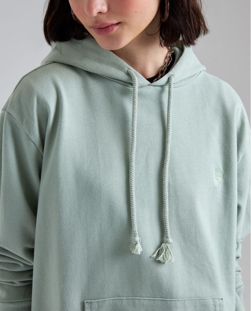 Buzo Hoodie Cerrado Para Mujer