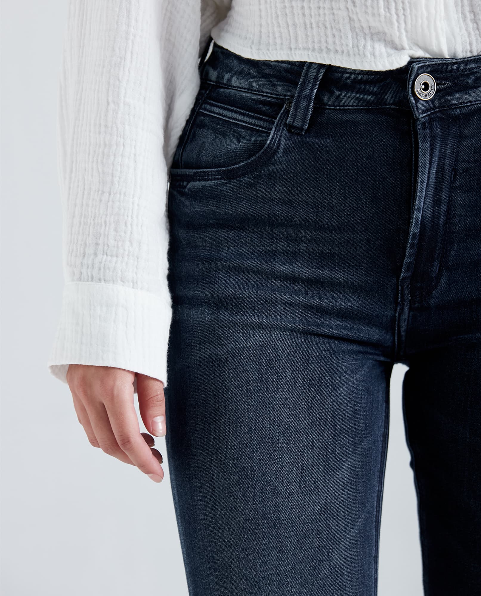 Jean Skinny fit tiro medio para mujer Compra Online