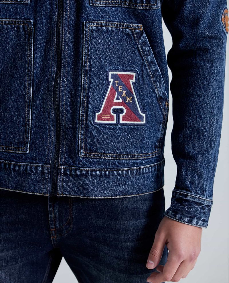 Americanino - DENIM JACKET // Parches bordados. Detalles que