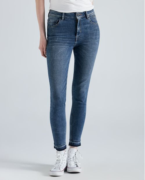 Jean Jegging fit con rotos para mujer