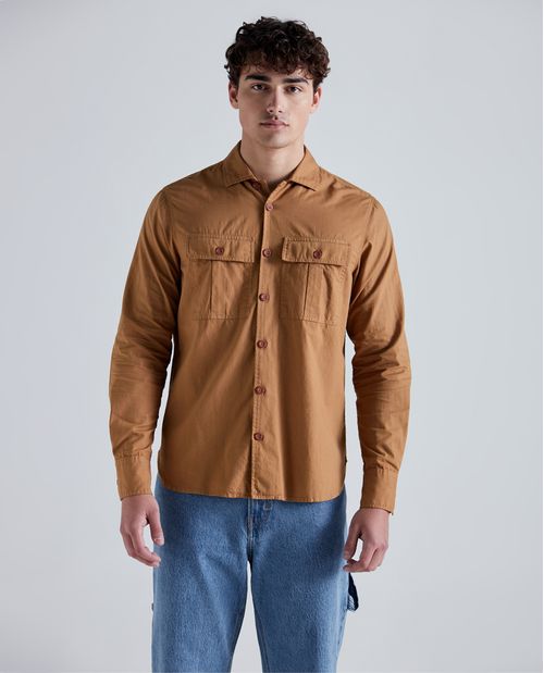 Camisa Slim fit manga larga para hombre