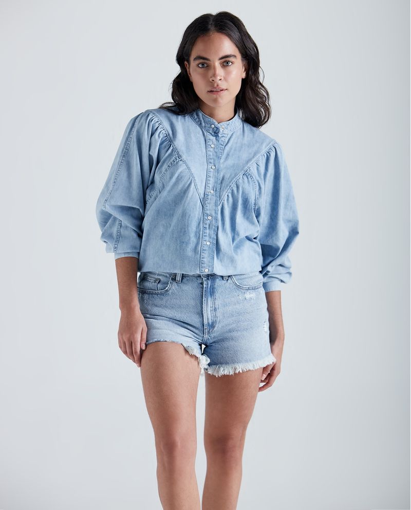 Camisa mujer denim hot sale