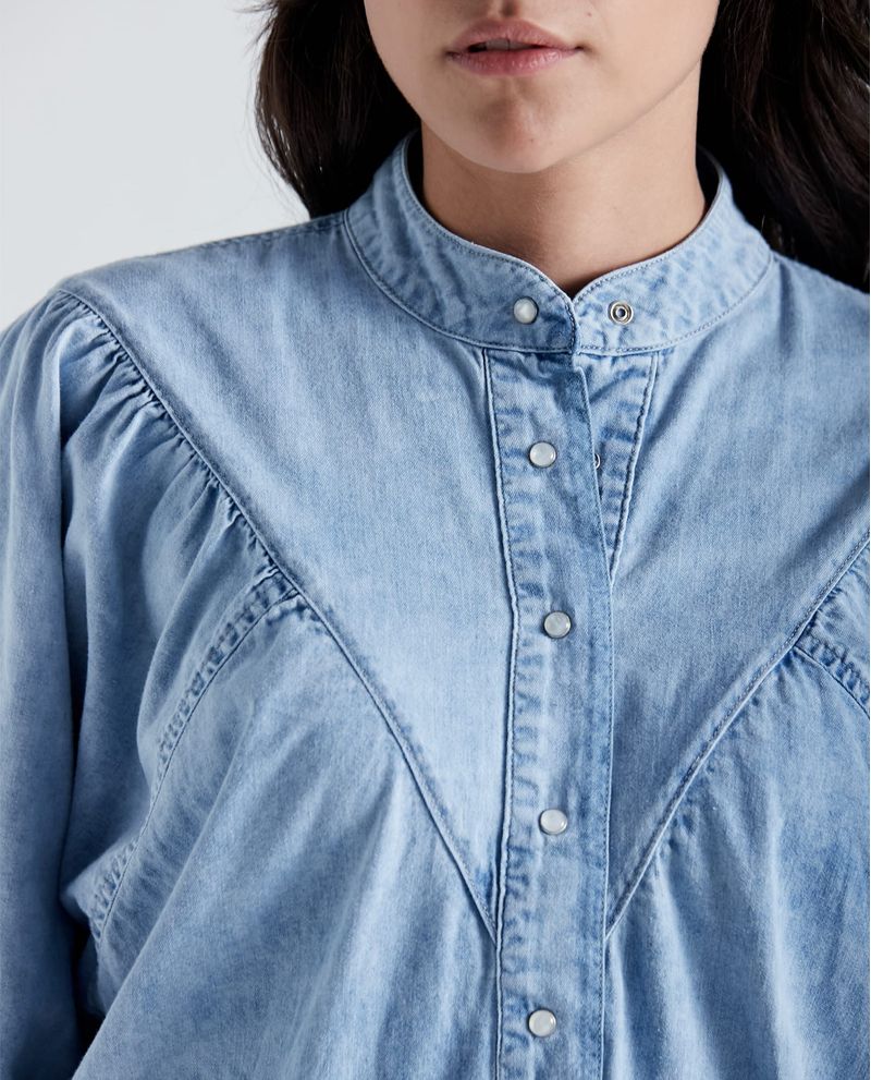 Camisas de jean para mujer hot sale