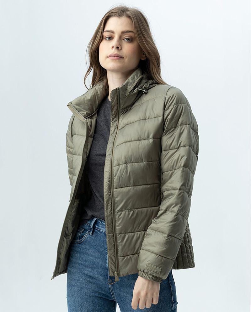 Chaqueta para mujer acolchada con capucha plegable Compra Online