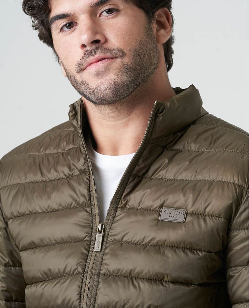 Chaqueta Hombre Acolchada Verde