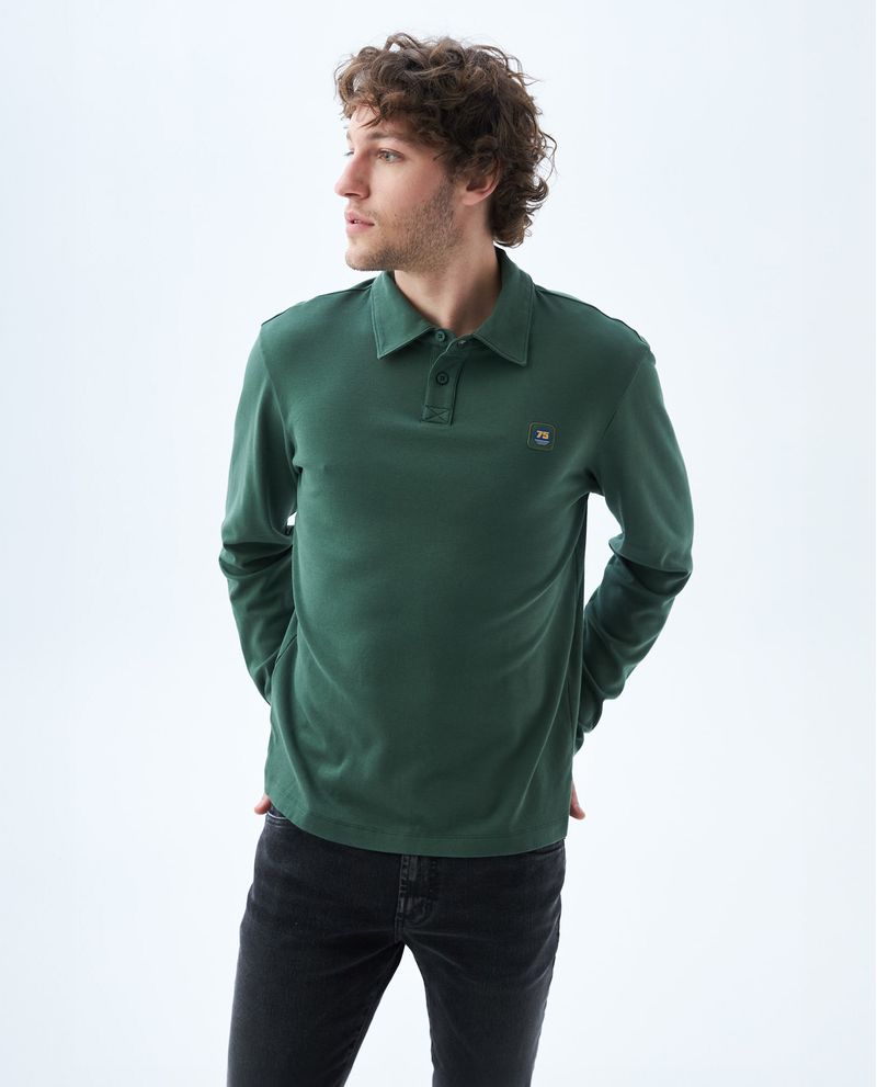 Polo manga larga online hombre lacoste