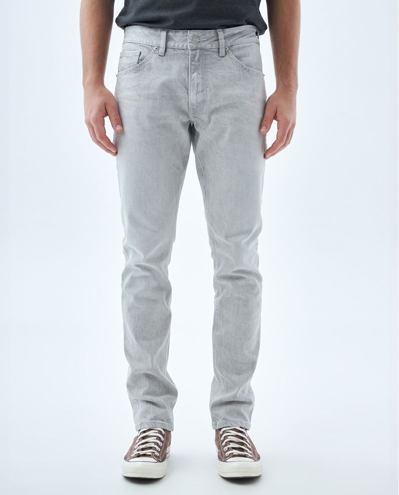 Jeans cheap gris hombre