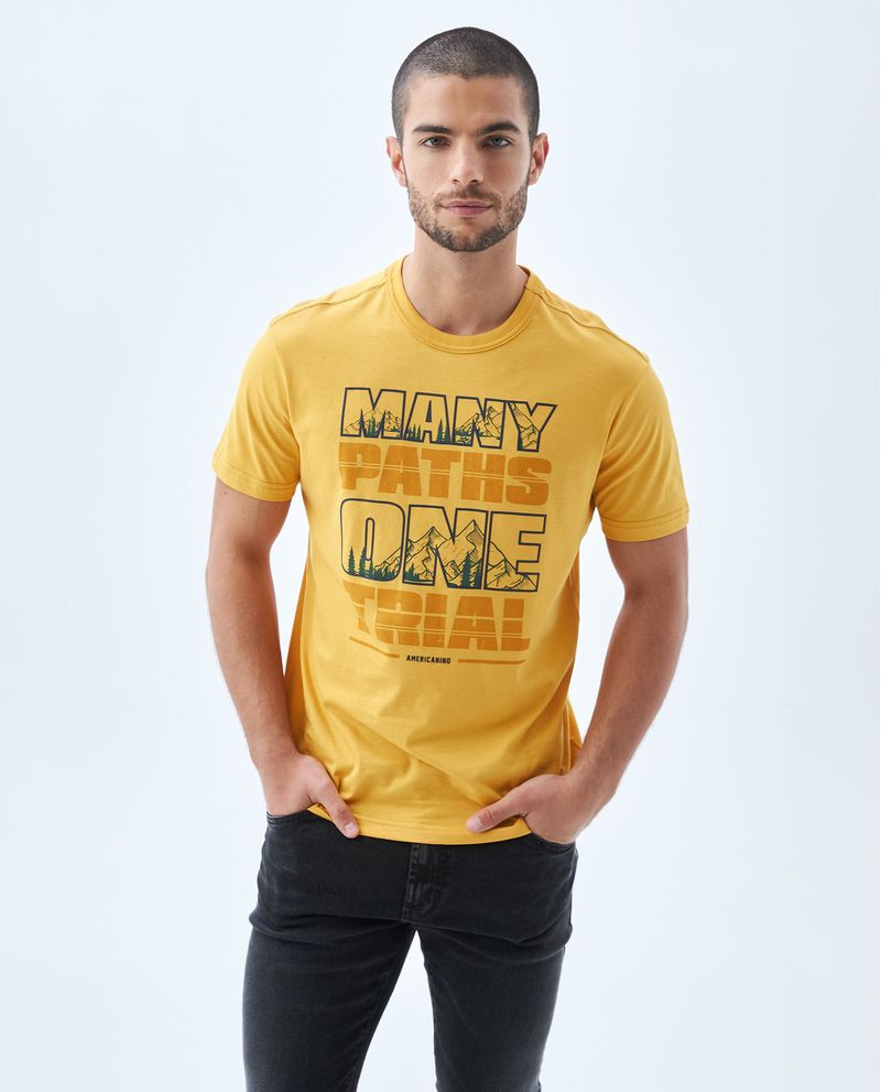 Camiseta manga corta - Amarilla — BAS