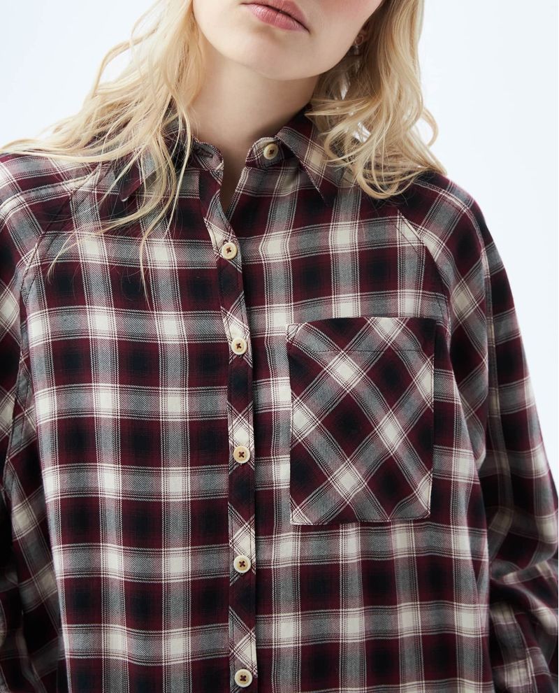 Camisa de cuadros store para mujer