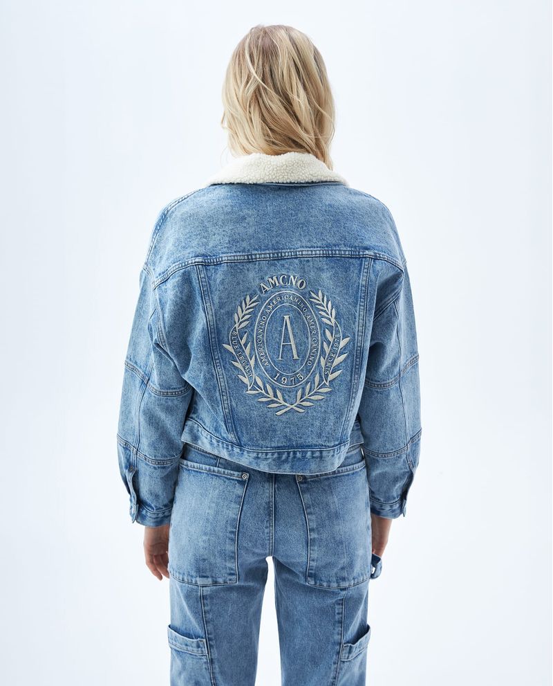 Americanino - DENIM JACKET // Parches bordados. Detalles que