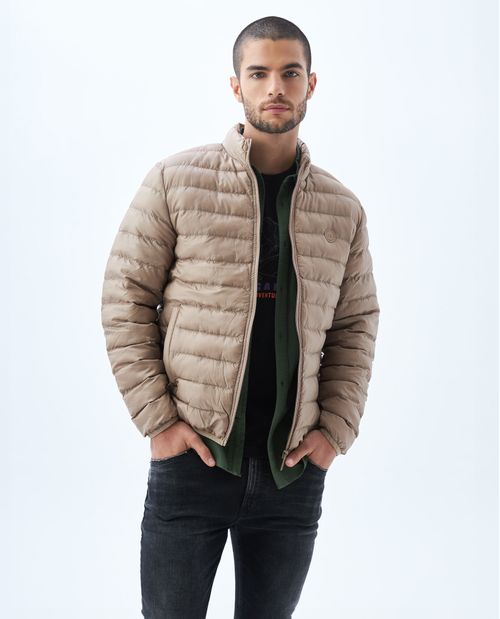 Chaqueta abullonada para hombre