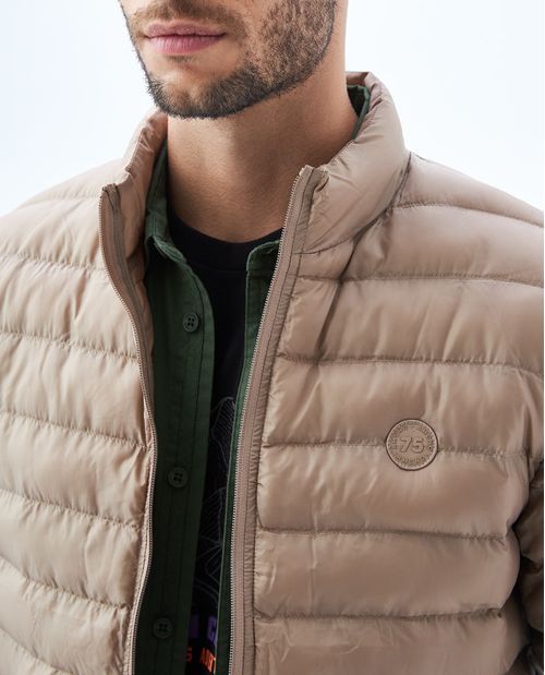 Chaqueta abullonada para hombre