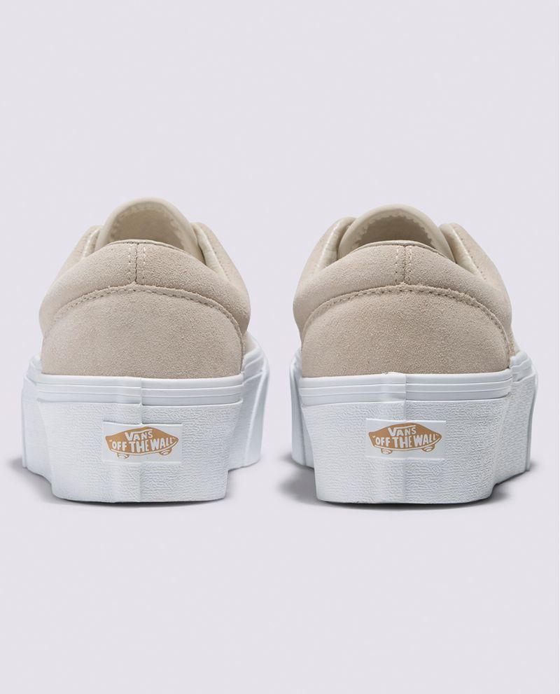 Vans suela shop altas mujer blanco