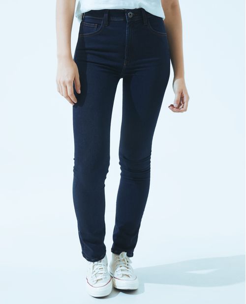 Jean Skinny fit tono oscuro para mujer