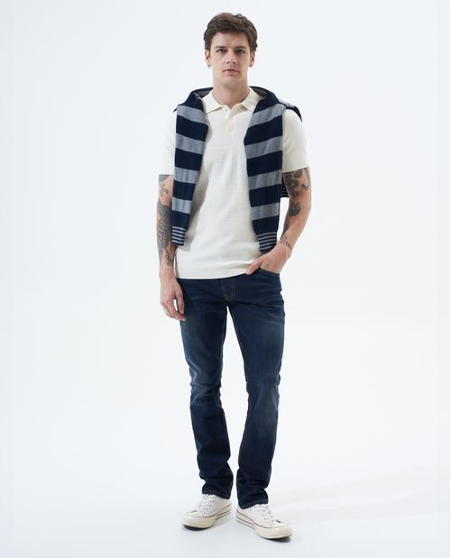 Jean Slim and Straight fit para hombre