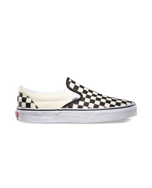 Vans Classic Slip-On negros Checkerboard unisex