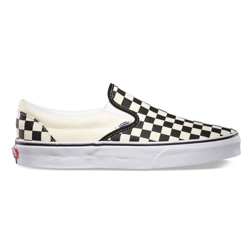 Vans Classic Slip-On negros Checkerboard unisex