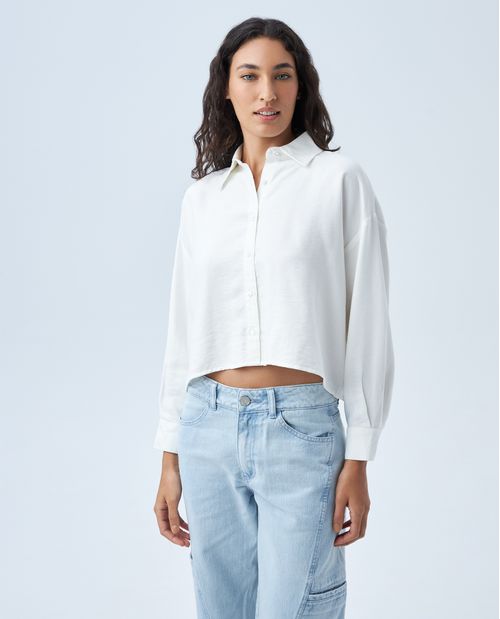 Camisa de silueta amplia para mujer