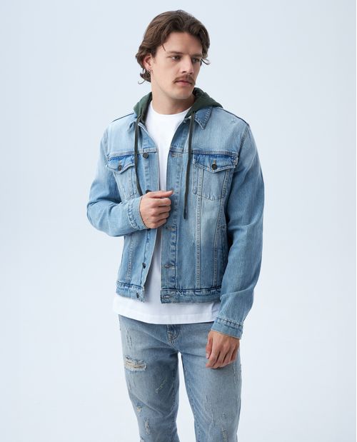 Chaqueta estilo Trucker para hombre