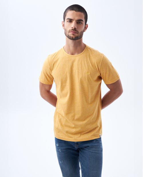 Camiseta con diseño bordado a tono para hombre