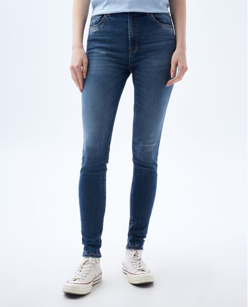 Jean Jegging fit con raspones localizados para mujer