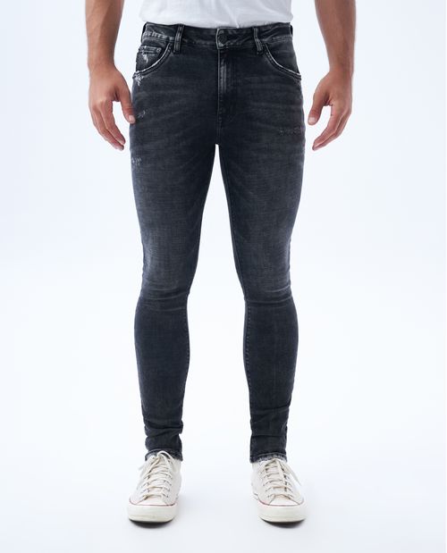 Jean Skinny fit de tiro bajo para hombre