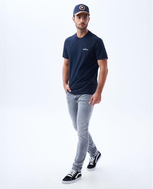 Jean Slim fit de tiro bajo para hombre