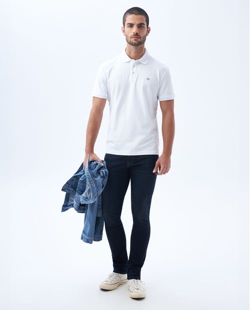 Polo Slim de manga corta para hombre