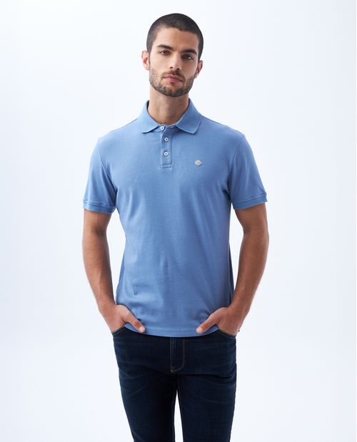 Polo Slim de manga corta para hombre