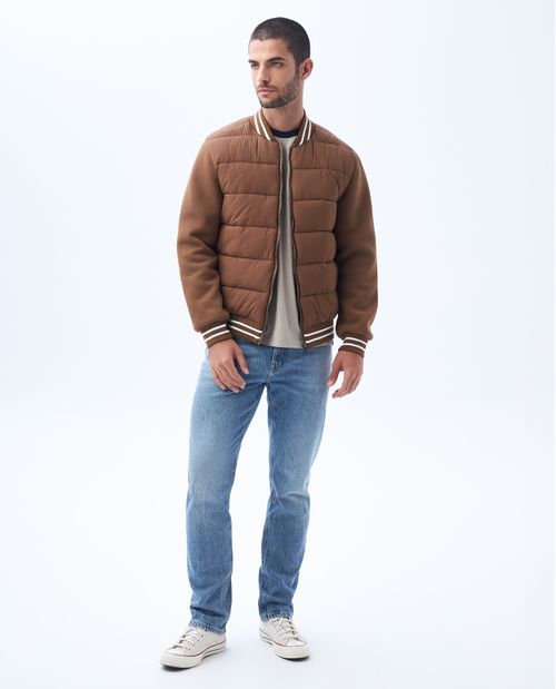 Chaqueta abullonada para hombre